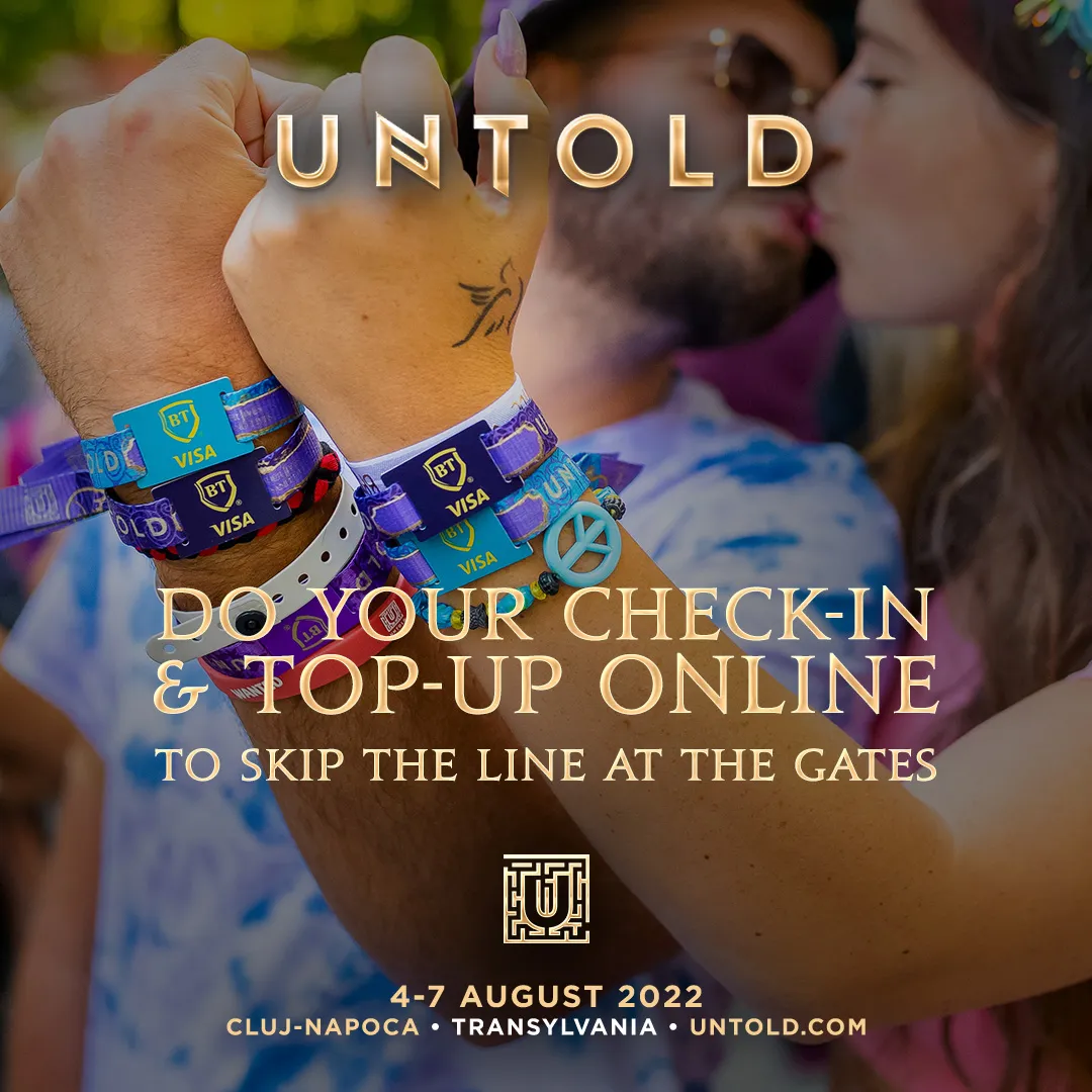 Sistem de plată, Check-in și acces la festivalul UNTOLD 2022 – foto 2
