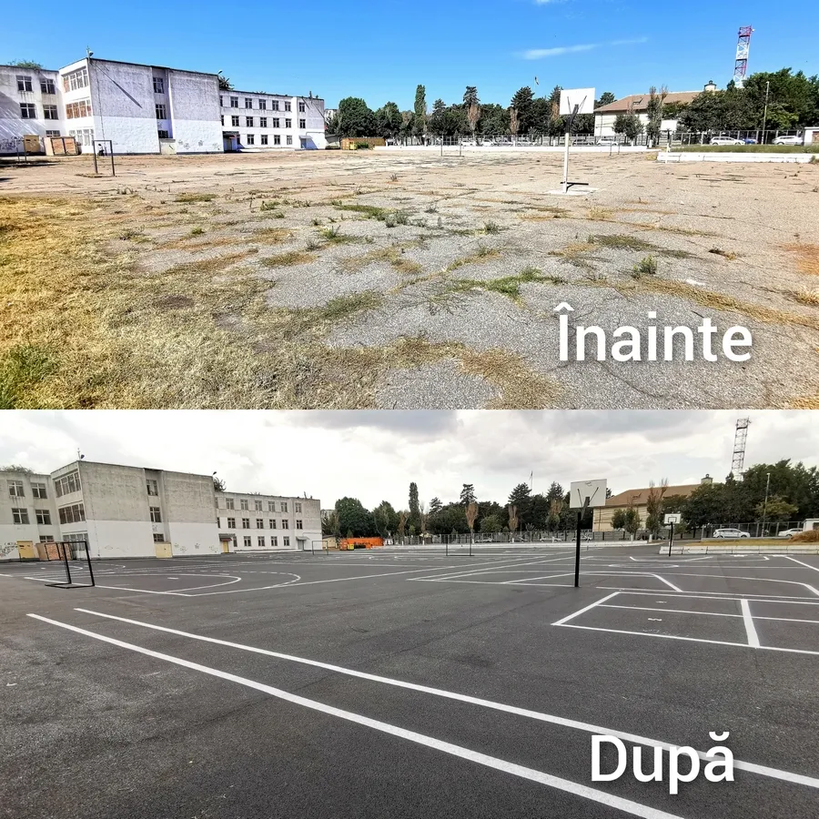 Terenul Școlii Gimnaziale Nr. 37 a fost reconfigurat – foto 5