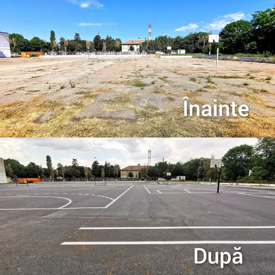 Terenul Școlii Gimnaziale Nr. 37 a fost reconfigurat – foto 3