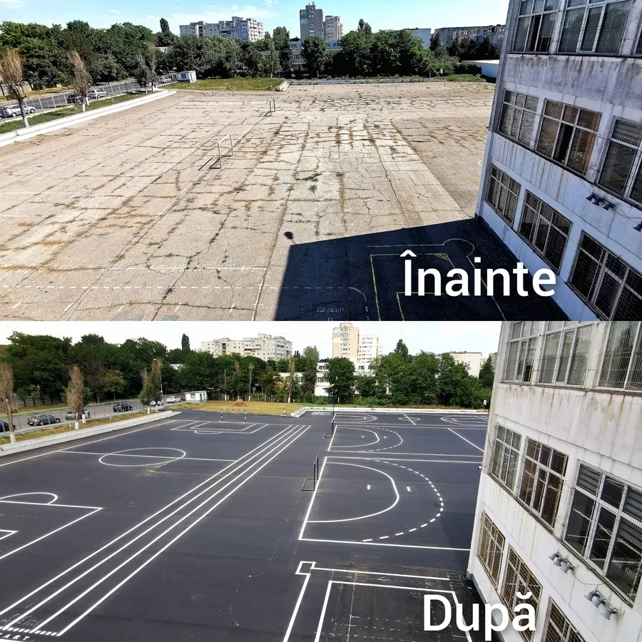 Terenul Școlii Gimnaziale Nr. 37 a fost reconfigurat – foto 2