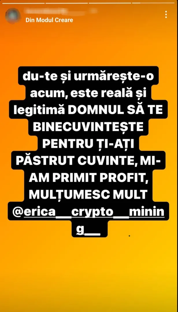 Atenție! O nouă înșelătorie crypto pe Instagram – foto 3