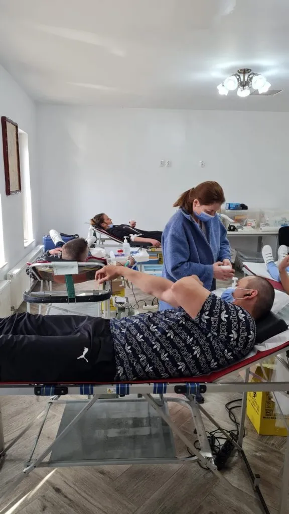 Medgidia: Donare de sânge, la biserică – foto 3