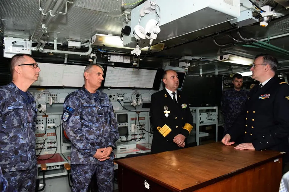 Șefului Statului Major al Marinei Militare Franceze, în vizită la Constanța – foto 2