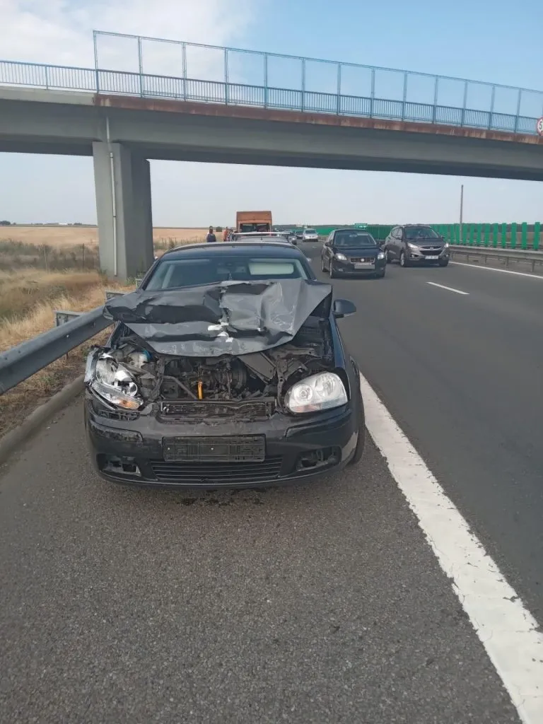 Tamponări și aglomerație pe A2, spre mare – foto 3
