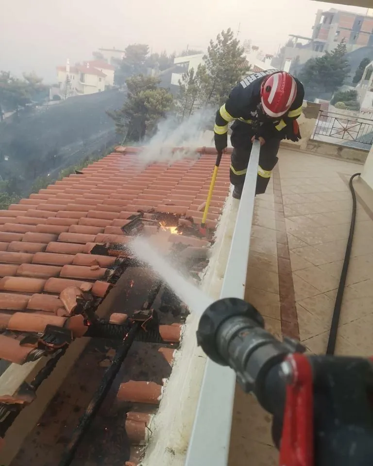 Zile de foc pentru pompierii români detașați în Grecia  – foto 4
