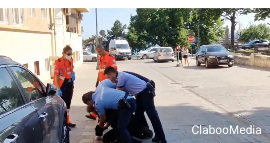 Călugăr recalcitrant, pus la pământ de polițiștii constănțeni – foto 2