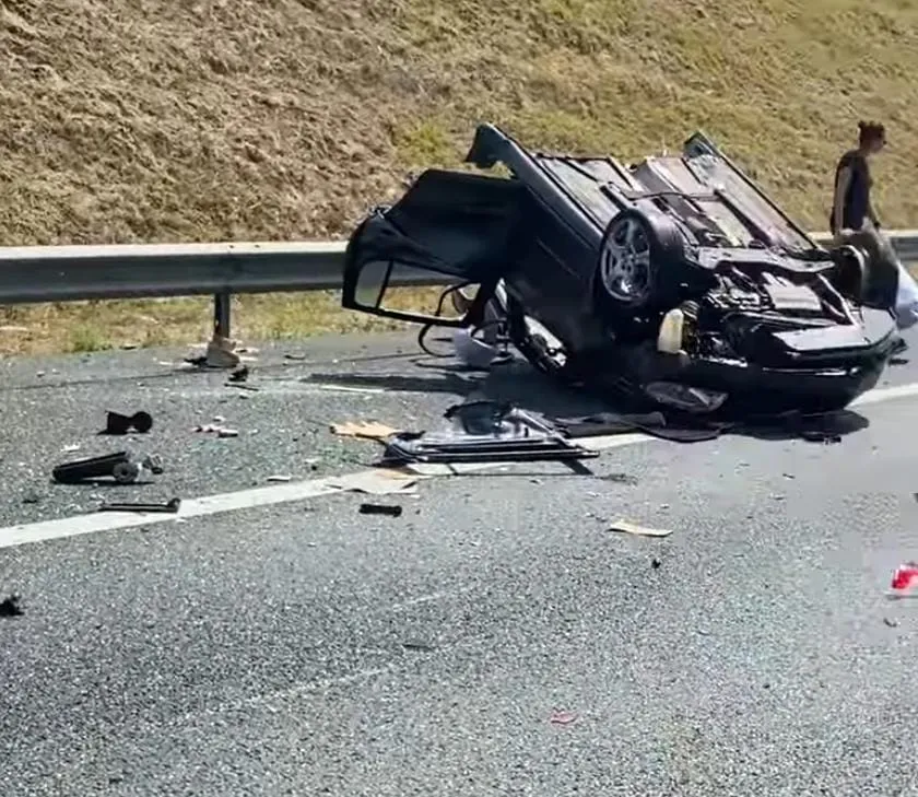 Trei autoturisme implicate într-un accident rutier, pe A2 (VIDEO) – foto 5
