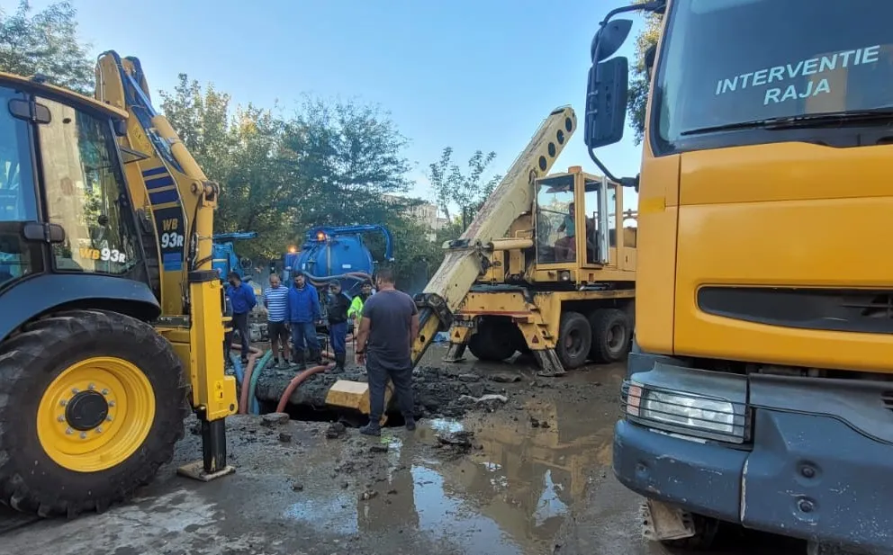 Alte trei cartiere, afectate de avaria înregistrată la magistrala de alimentare de la stația Palas – foto 4