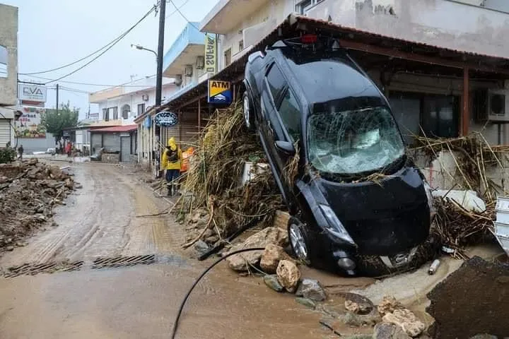 Dezastru în Creta, din cauza inundațiilor (FOTO/VIDEO) – foto 3