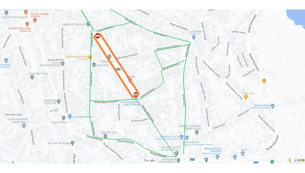 Circulație restricționată pe mai multe străzi din Tulcea – foto 4