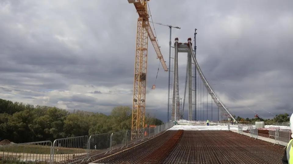 Podul suspendat dintre Brăila și Tulcea va fi gata anul acesta – foto 2