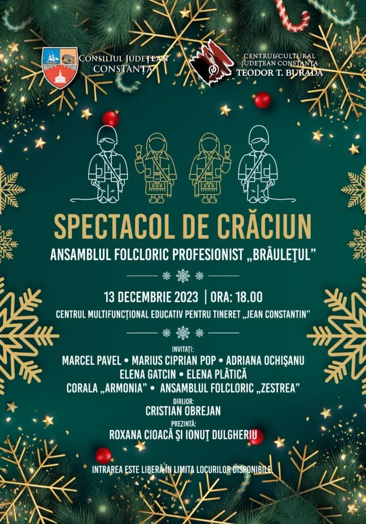 Ansamblul Brâulețul, spectacol de Crăciun la Centrul „Jean Constantin” – foto 2