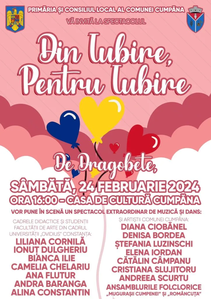 Spectacol dedicat îndrăgostiților, de Dragobete, la Cumpăna – foto 2