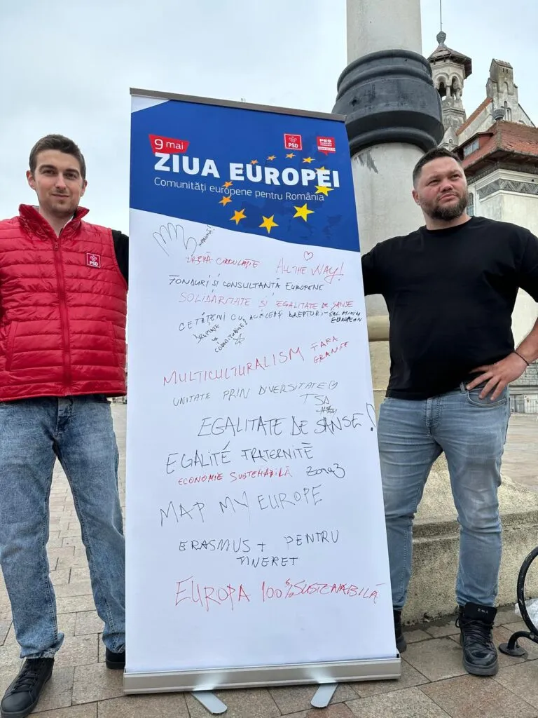 Social-democrații din Organizația Municipală PSD Constanța, acțiune de Ziua Europei – foto 4