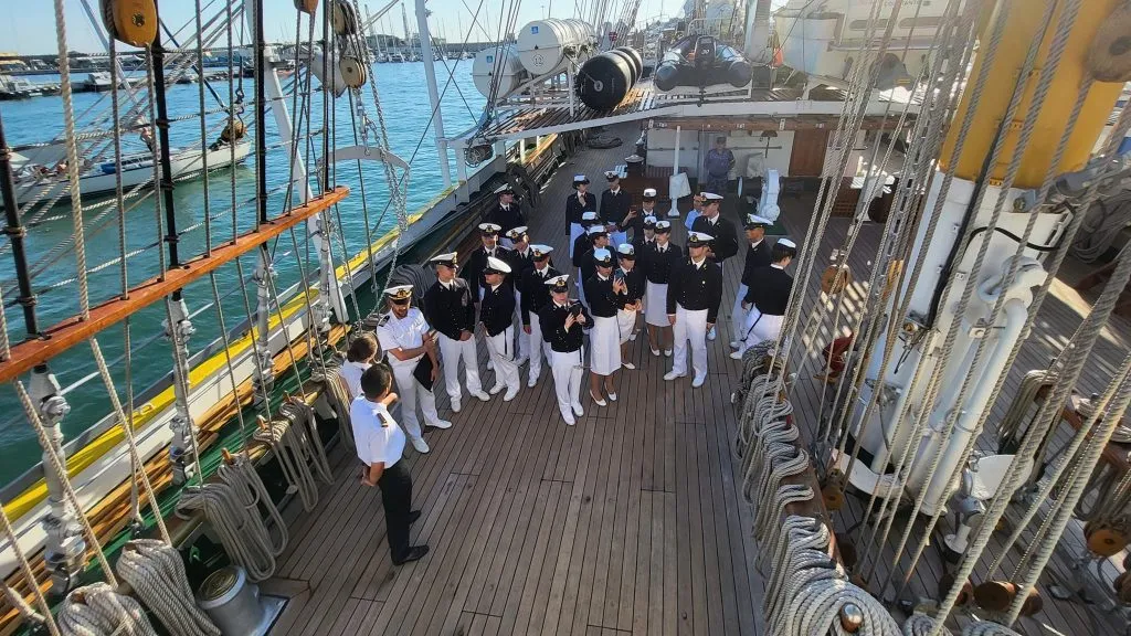 Escala Navei-Școală „Mircea” în Livorno, Italia – foto 2
