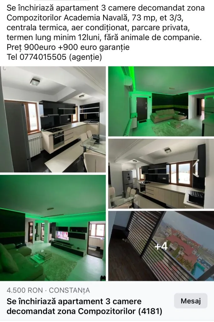 Chirii din ce în ce mai scumpe. La Constanța, prețuri aproape ca în Cluj și București – foto 2