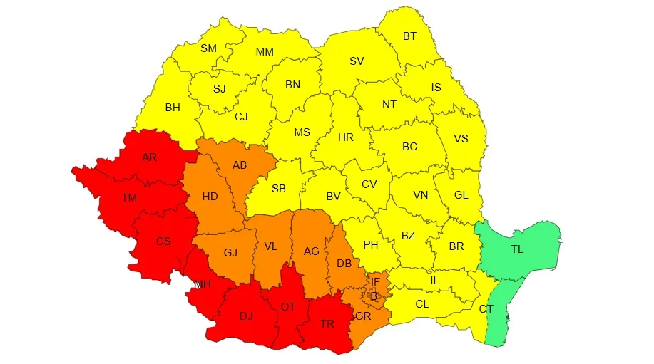 Valul de caniculă a acoperit aproape întreaga țară – foto 2