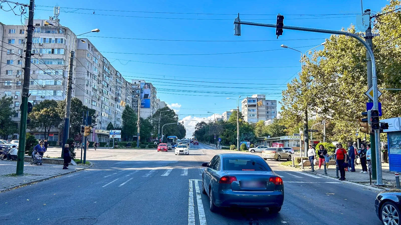 Sistemul de semaforizare din intersecția bulevardului Tomis cu strada Soveja va fi oprit