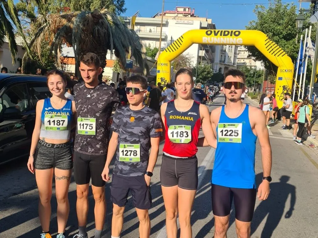 Studenții Universității Ovidius din Constanța, pe podium la crosul Ovidio Running din Grecia – foto 2