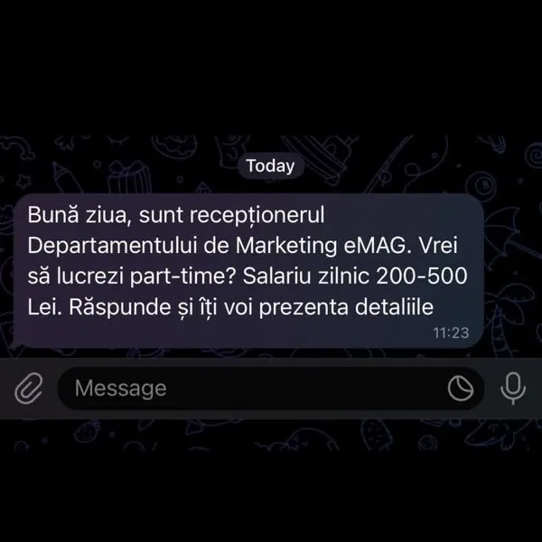 Atenție la mesajele false care promit locuri de muncă online! – foto 4