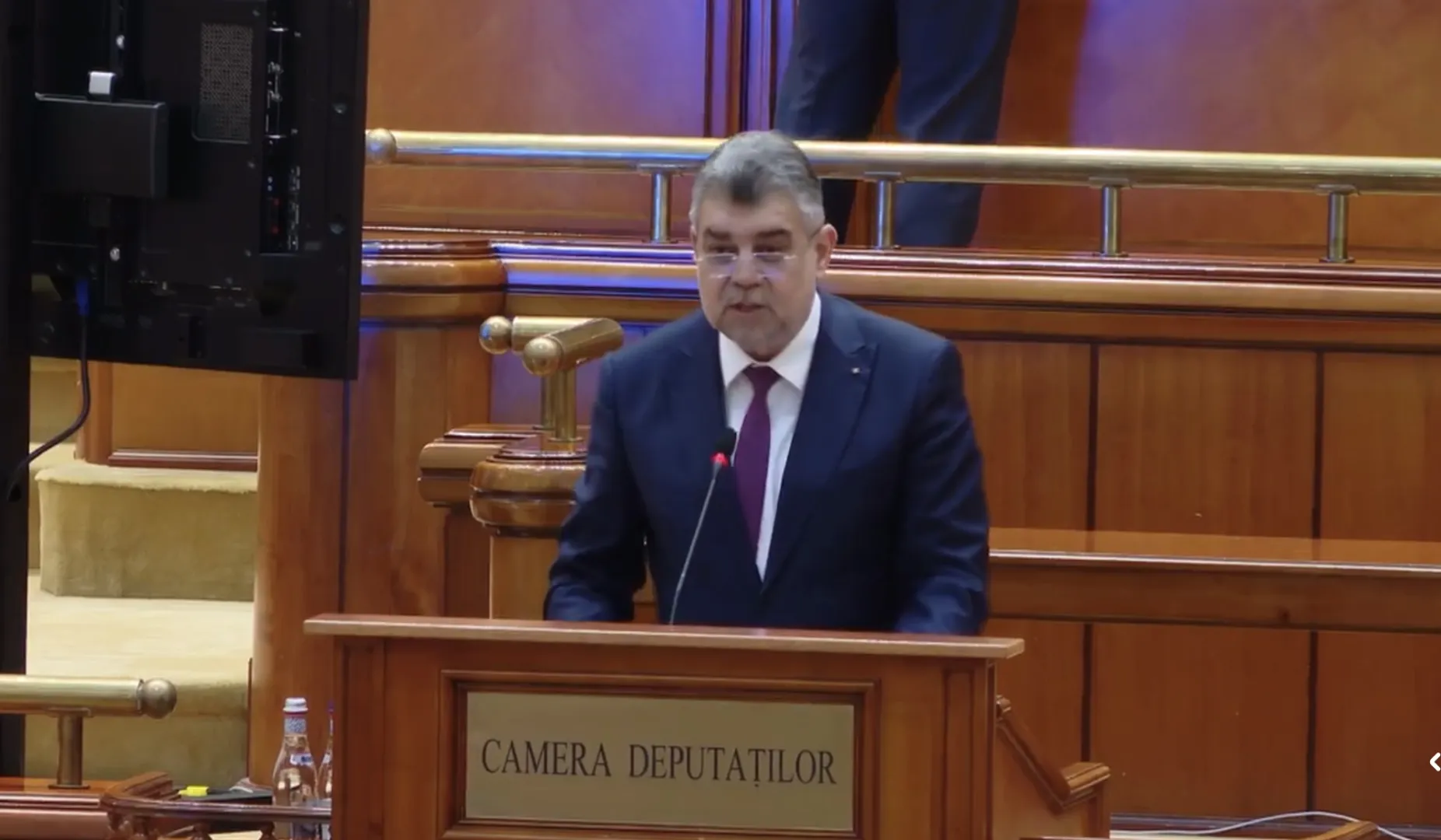 Moţiunea de cenzură împotriva Guvernului, respinsă
