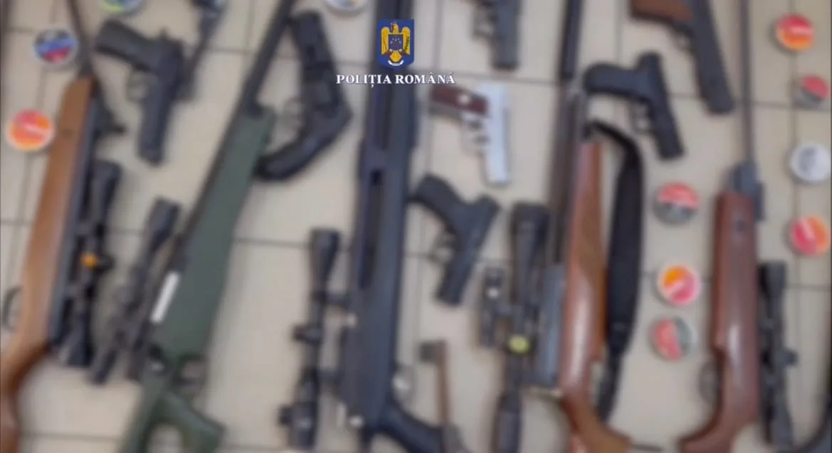 39 de percheziții în județul Constanța și tot atâtea arme confiscate