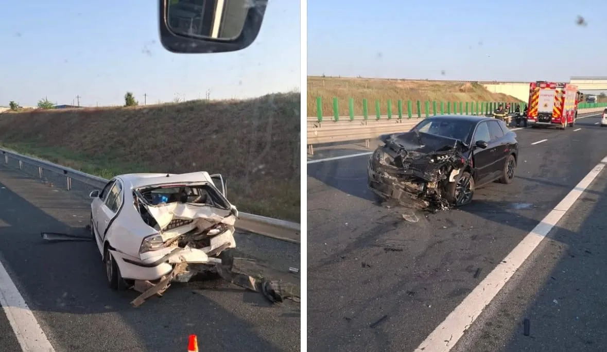 Accident pe A2, în apropiere de Medgidia. Trei persoane, rănite