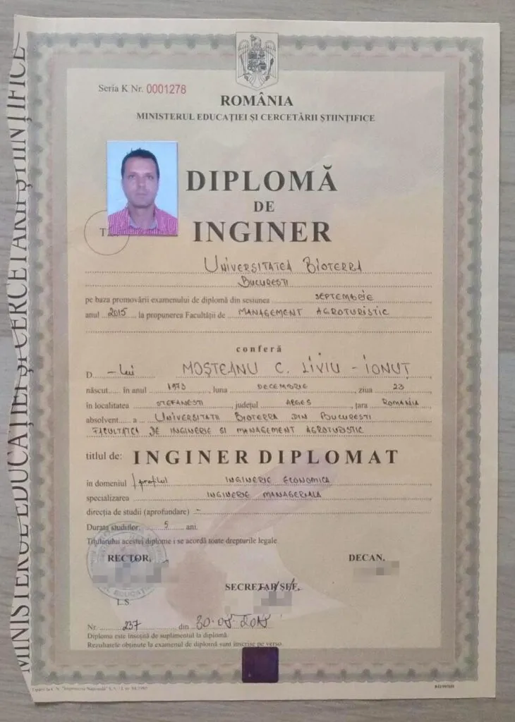 Ministrul Apărării, clarificări privind diploma sa de licență  – foto 2
