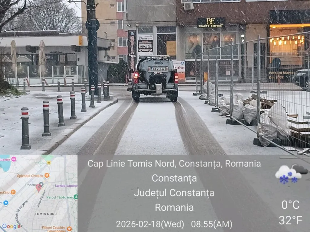 Polaris, mobilizare pe șosele. Peste 600 de tone de material antiderapant folosite în teren – foto 3