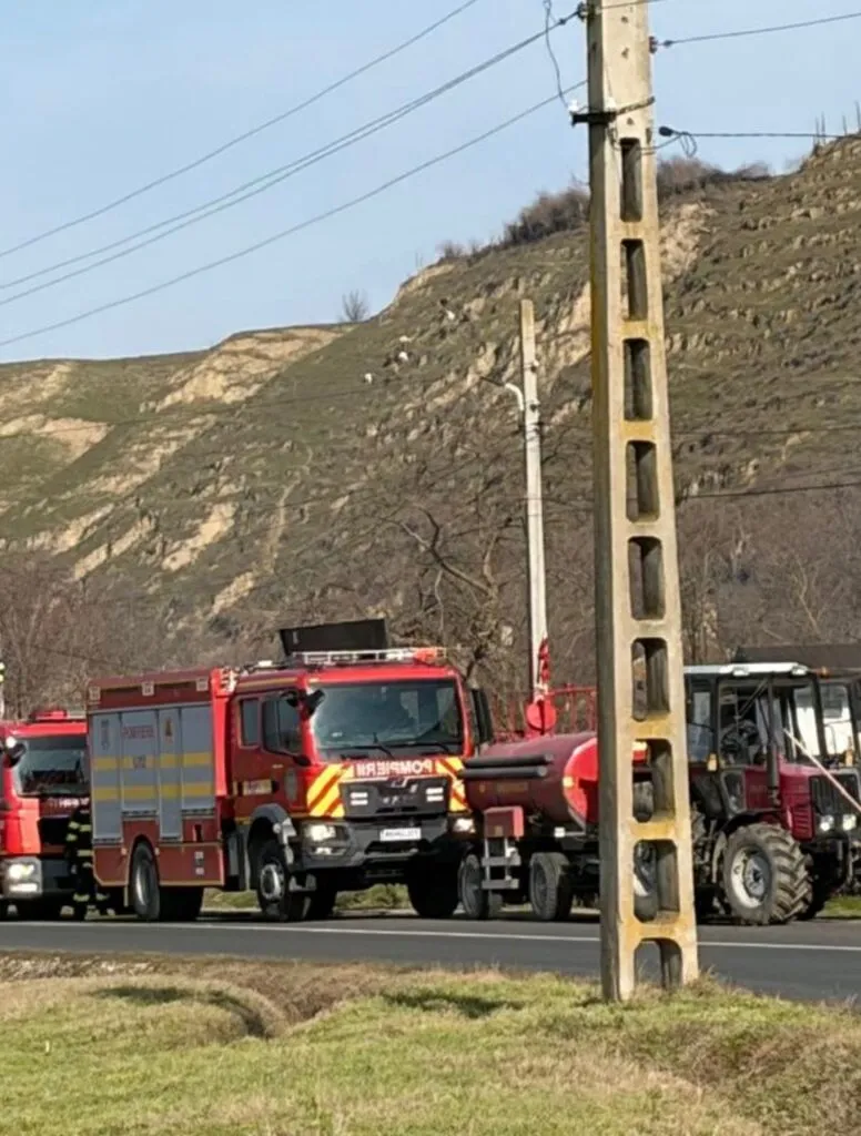 Intervenție a pompierilor în Ostrov. Locuință distrusă de foc – foto 2