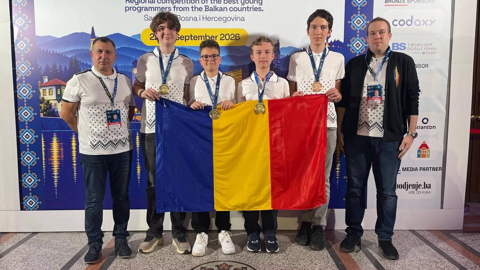 România, locul I la Olimpiada Balcanică de Informatică pentru Juniori. Trei medalii de aur și una de bronz