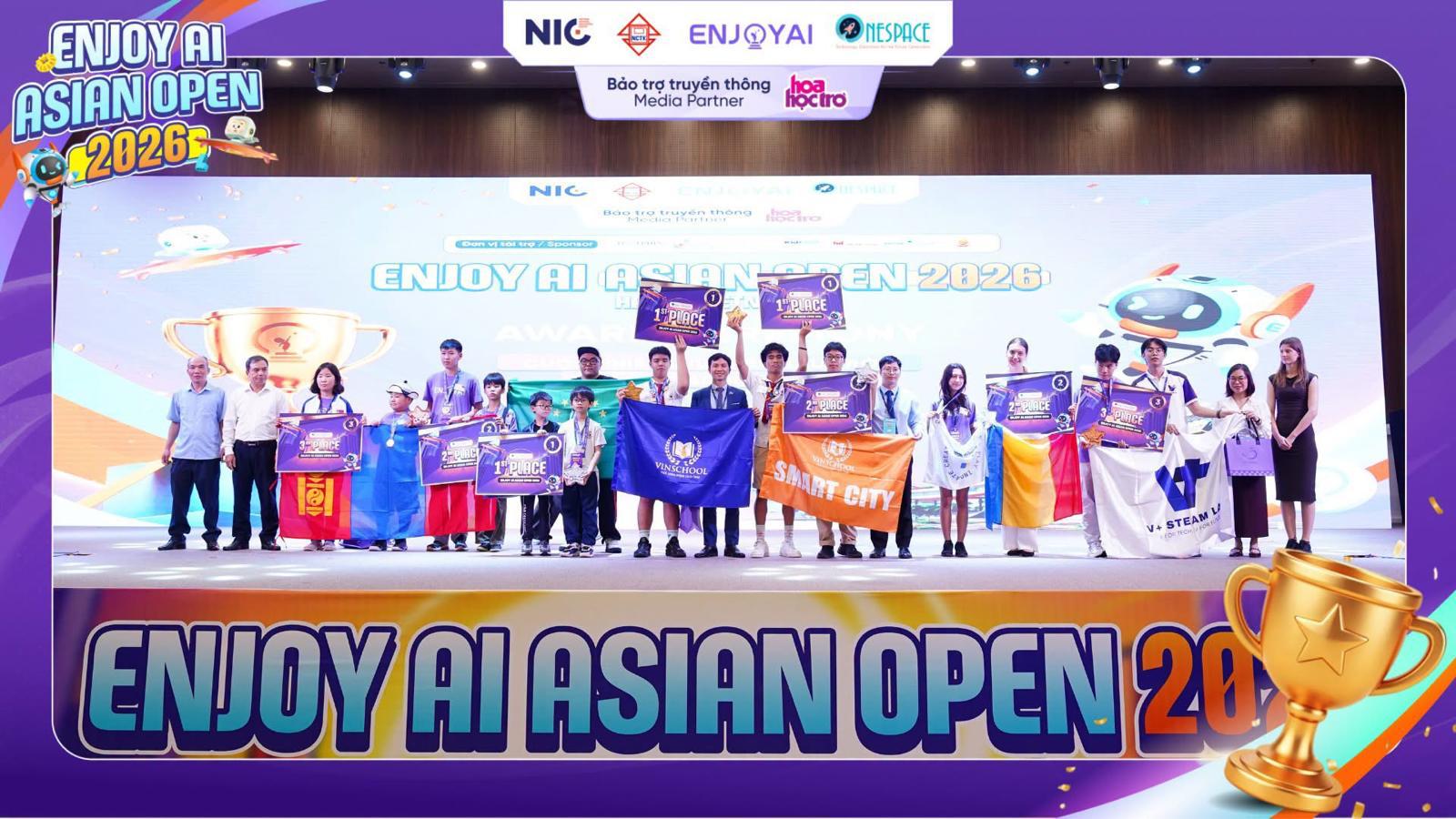 România, pe podium la ENJOY AI Asian Open 2026. Rezultate excelente pentru copiii de la Atelierele Tamarei – foto 7