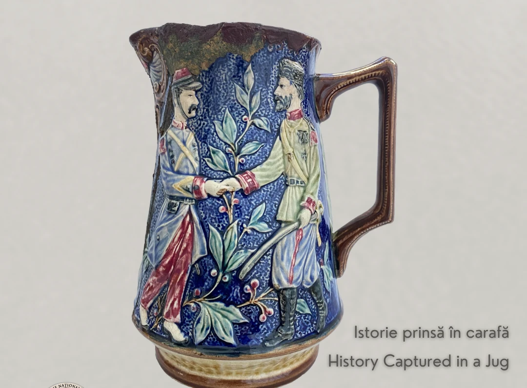 O carafă veche de peste 130 de ani, care spune povestea unei alianțe istorice. Exponatul lunii octombrie la Muzeul de Istorie din Constanța