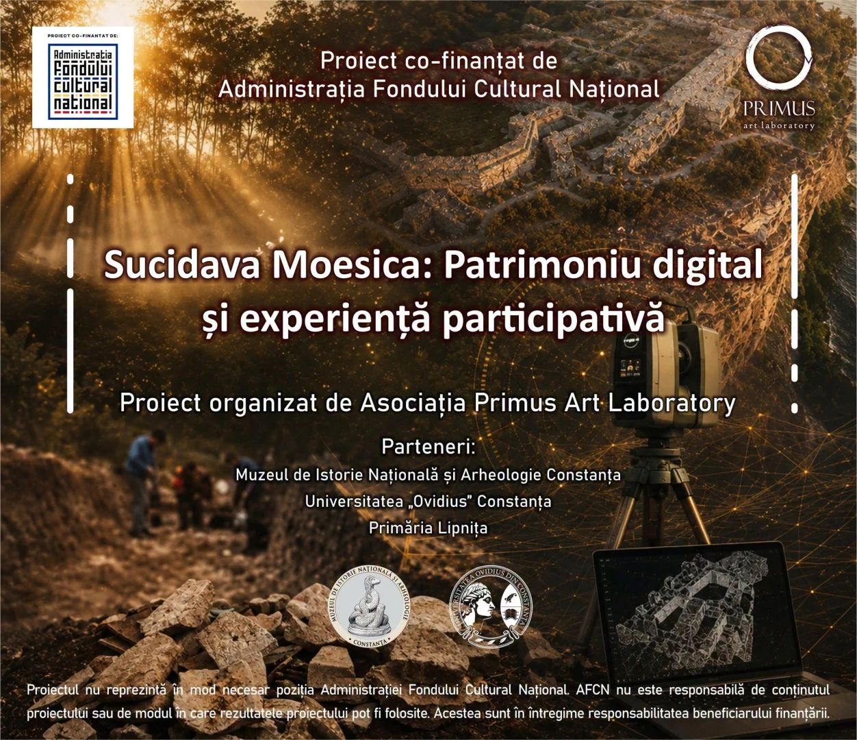 Sucidava Moesica, în era digitală. Cetatea romano-bizantină va putea fi explorată inclusiv printr-un tur virtual
