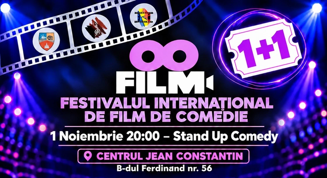 Cumperi un bilet și primești două! Promoție la spectacolul de stand-up comedy de la Constanța