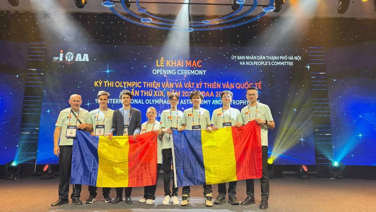 Trei medalii de aur și două de argint pentru România, la Olimpiada Internațională de Astronomie și Astrofizică