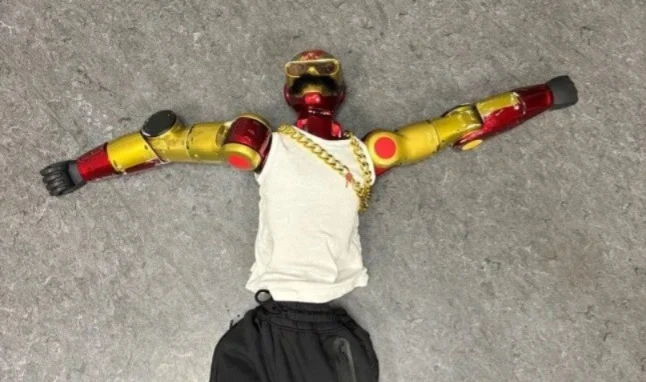 Robot ridicat de polițiști după ce a pipăit o adolescentă