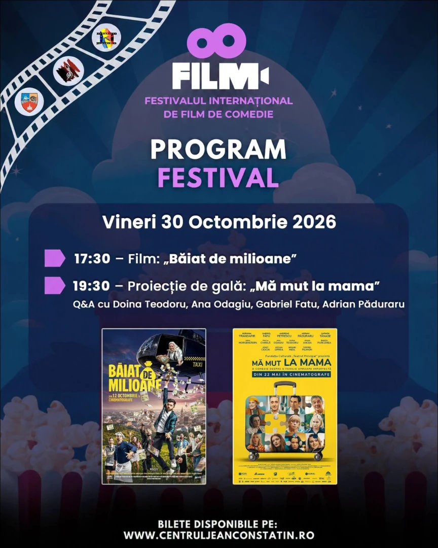 A început a treia ediție a Festivalului Internațional de Film de Comedie, la Cinema Jean Constantin – foto 2