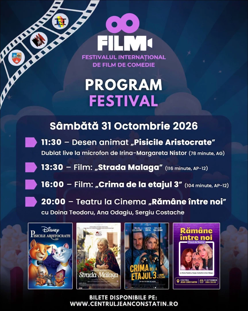 A început a treia ediție a Festivalului Internațional de Film de Comedie, la Cinema Jean Constantin – foto 3