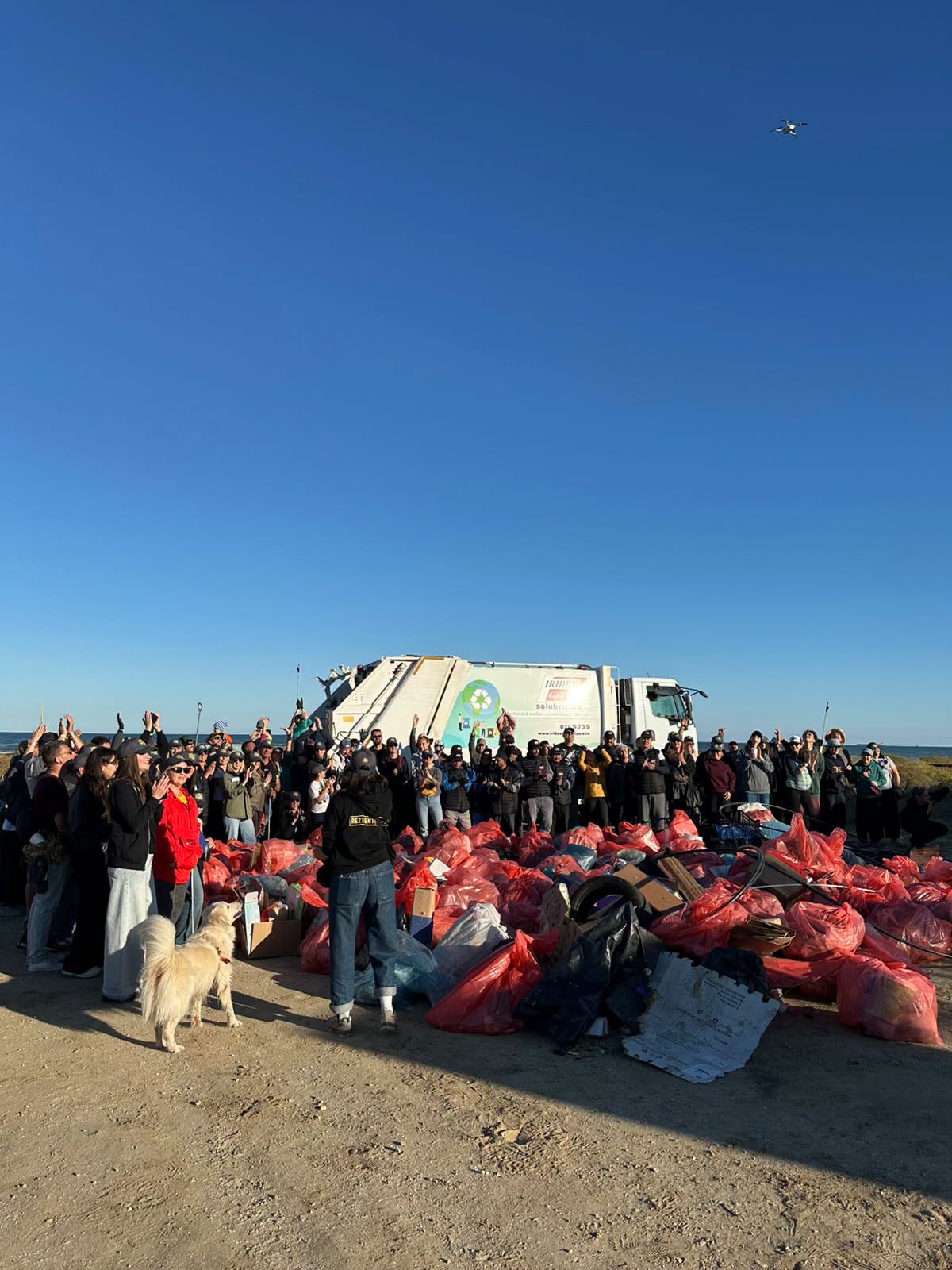 Acțiune de ecologizare pe plaja Corbu. Voluntarii au strâns 1,7 tone de deșeuri – foto 5