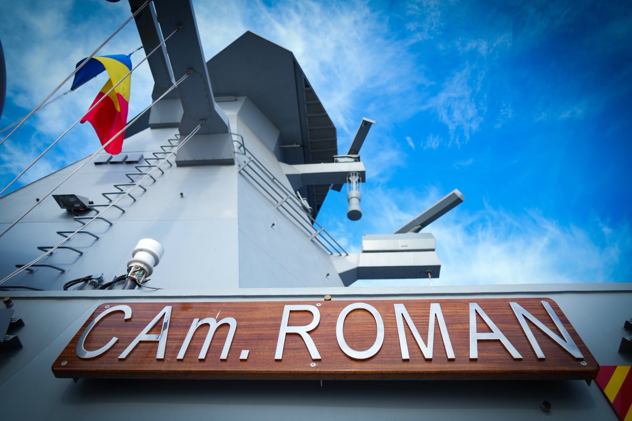 Corveta "Contraamiral August Roman", primele trageri cu artileria de la bord în antrenamente pe Marea Neagră – foto 6