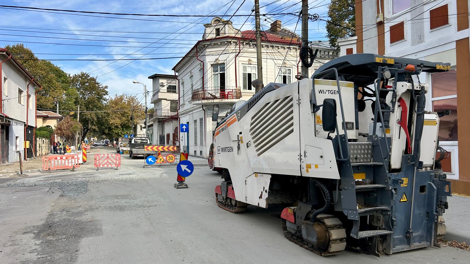 Trafic rutier restricționat total pe strada Ion Lahovari, din cauza unor lucrări – foto 2