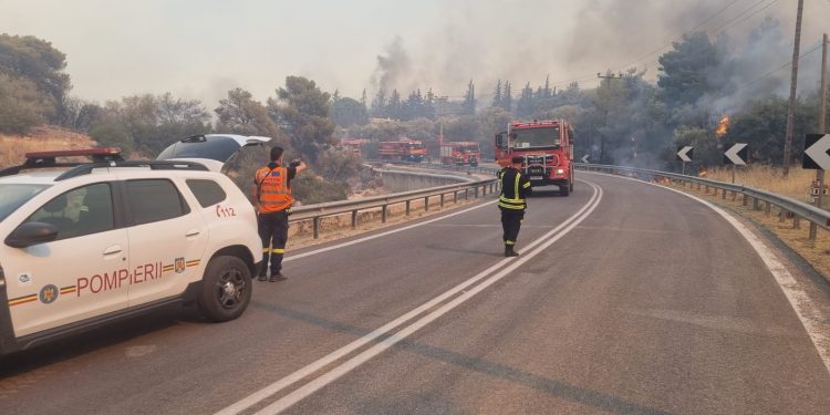 Sursă foto: Facebook - IGSU - Inspectoratul General pentru Situatii de Urgenta, Romania