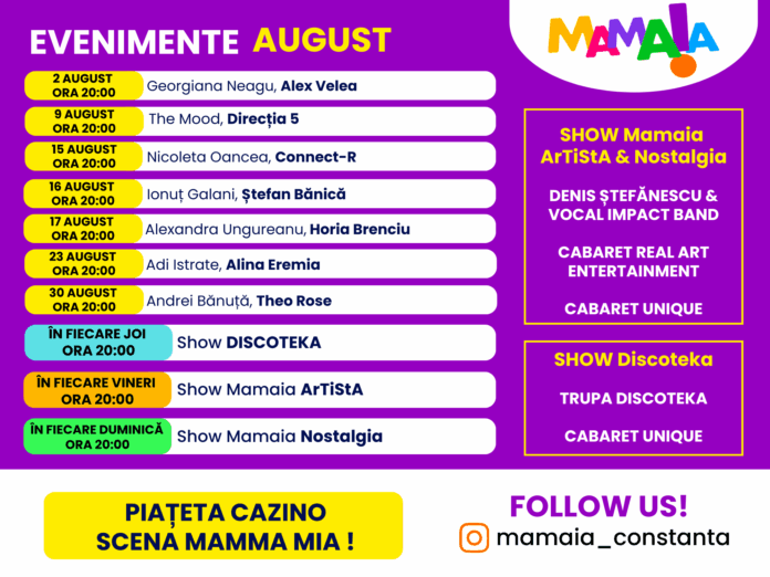 Evenimente August 2025